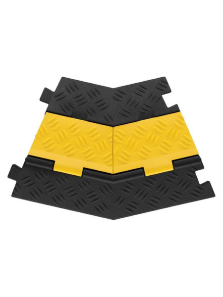 Кабель-канал ТЕХНОЛОГИЯ 2x30мм 12т ККР 2-12У угловая часть 45 градуса / ЛЕВЫЙ / 13322