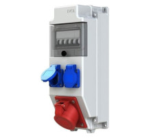 Навесной щит с розетками EVOL Combox 5 0101-002-1