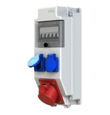Навесной щит с розетками EVOL Combox 5 0101-002-1