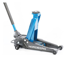 Супернизкий подкатной домкрат NORDBERG 3 тонн, H=75-510 мм N32034