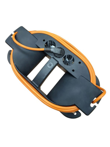 Удлинитель на каучуковой рамке Gigant Professional с/з КГ 3х1,5 3500Вт 3 розетки 20м 80051