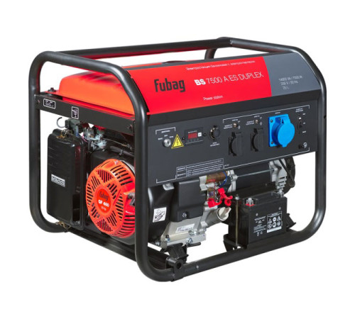 Бензиновая электростанция Fubag BS 7500 A ES Duplex 641087