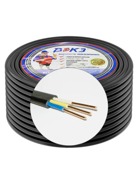 Кабель ВЭКЗ ВВГмб-ПнгА 3x1,5 50м 19871