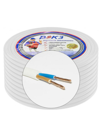 Провод ВЭКЗ ПВС 2х0,75 100м ГОСТ 16078