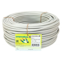 Кабель твёрдый круглый ЭлПроКабель NYM-J 3х1,5 100м ГОСТ 4630017856381