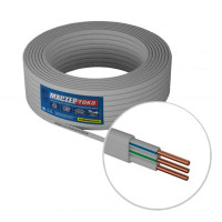 Провод Мастер Тока ПУНПбм 3х2.5 белый 50м МТ1460