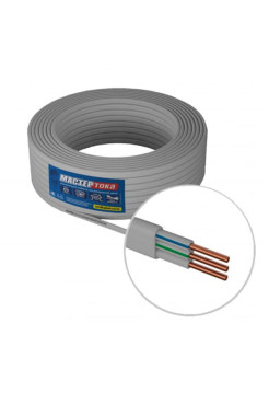 Провод Мастер Тока ПУНПбм 3х2.5 белый 100м МТ1451