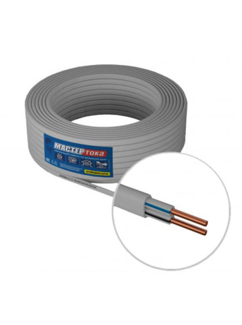 Провод Мастер Тока ПУНПбм 2х1.5 белый 100м МТ1392