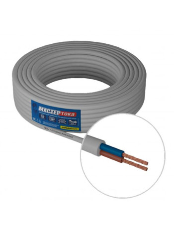 Провод Мастер Тока ПВСбм 2х2.5 белый 50м МТ1144