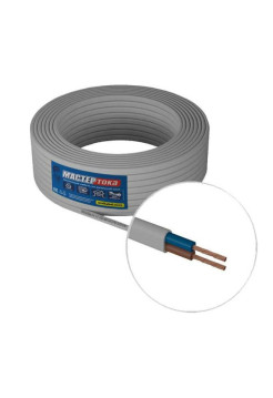 Провод Мастер Тока ПУГНПбм 2х2.5 белый 50м МТ1346