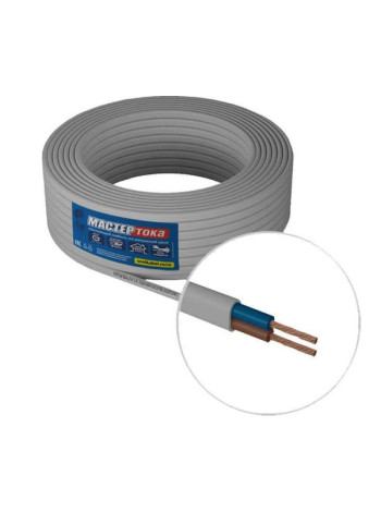 Провод Мастер Тока ПУГНПбм 2х2.5 белый 50м МТ1346