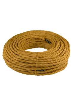 Витой провод Retrika, ретро 3х2.5 золото, 50м RP-32503