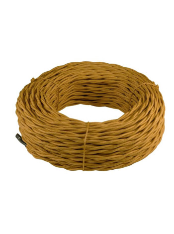 Витой провод Retrika, ретро 2х2.5 золото, 50м RP-22503