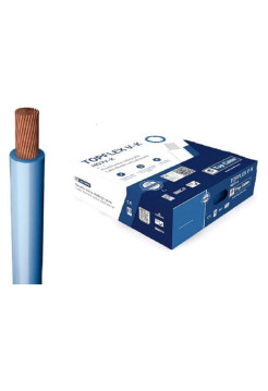 Монтажный гибкий провод Top Cable 1х16 голубой TOPFLEX V-K H07V-K 131A016.R100