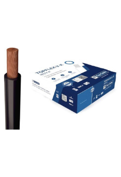 Монтажный гибкий провод Top Cable 1х10 черный TOPFLEX V-K H07V-K 131N010.R100