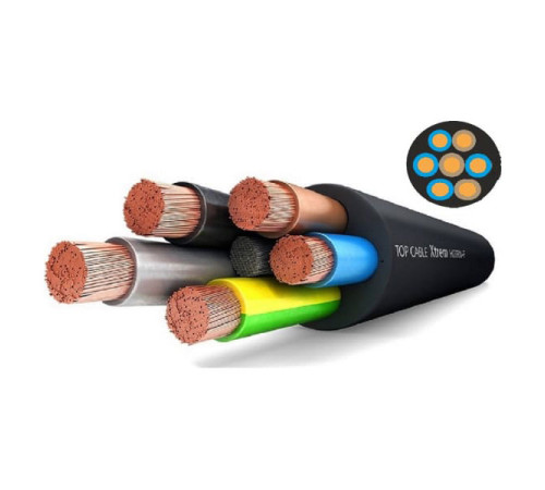 Силовой гибкий кабель H07RN-F 7х1,5 Top Cable XTREM 20 метров 3007001MR20RU