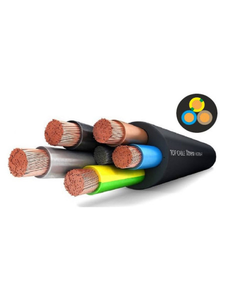 Силовой гибкий кабель H07RN-F 3x1,5 Top Cable XTREM 20 метров 3003001MR20RU