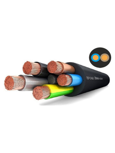 Силовой гибкий кабель H07RN-F 2x2,5 Top Cable XTREM 20 метров 3002002MR20RU
