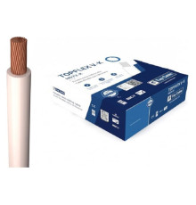 Монтажный гибкий провод Top Cable 1x0.75 белый TOPFLEX V-K H05V-K 131B000SR100