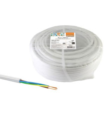 Провод TDM ПВС мб 3х1,5 100м, белый Народный SQ0118-0907