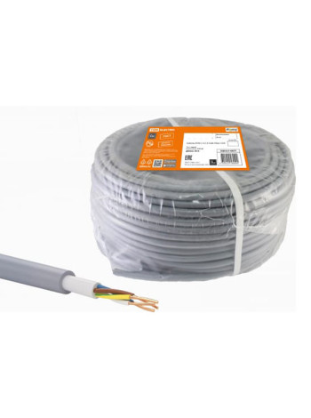 Кабель TDM NYM-J 4х2,5-0,66 100м SQ0121-0090