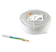 Провод TDM ПВС мб 5х1 50м, белый Народный SQ0118-0814