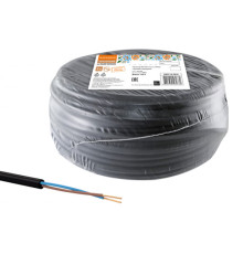 Провод TDM ПВС мб 2х2,5 100м, черный Народный SQ0118-0920