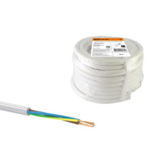 Провод TDM ПВС 4х0,75 ГОСТ 100м, белый SQ0118-0133