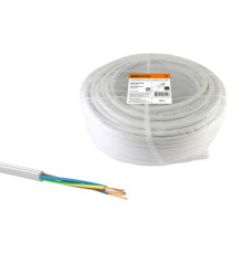 Провод TDM ПВС 5х0,75 ГОСТ 100м, белый SQ0118-0139