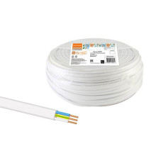 Провод TDM ПУГСП 3x1,5 50м, белый Народный SQ0126-0234