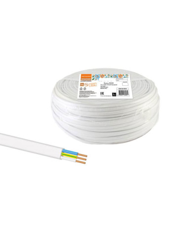 Провод TDM ПУГСП 3х4 100м, белый Народный SQ0126-0206