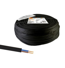 Шнур TDM ШВВПмб 2х0,5 200м, черный Народный SQ0120-0353