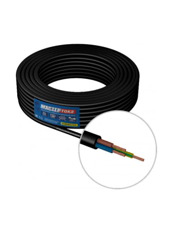 Кабель Мастер Тока КГТТбм 3х2.5 черный 50м МТ0442