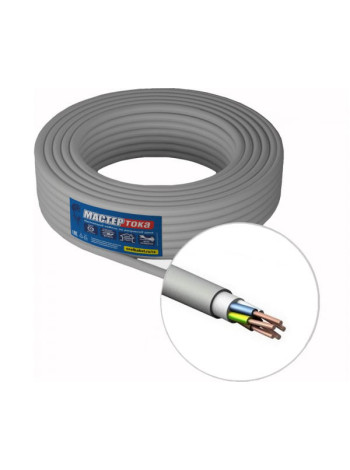 Кабель Мастер Тока NYMбм-J 5х2,5 серый 100м МТ1882