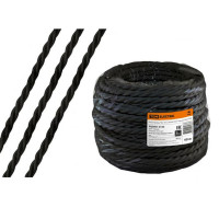 Ретро провод TDM "Эко" 3x1,5 витой ГОСТ черный 20м SQ2801-0233