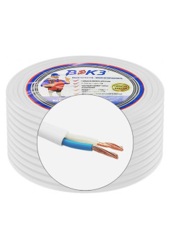 Электрический кабель ПГВВП (ШВВП) ВЭКЗ 2x1,5 мм2 ГОСТ (50 м) 43812