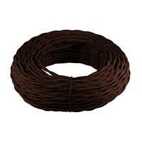 Витой провод Retrika, ретро 2х2.5 коричневый, 50м RP-22502