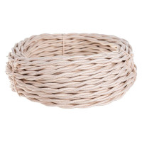 Провод Retrika 2x2.5 слоновая кость, 20м RP-22506-20