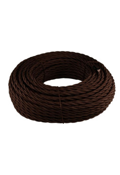 Витой провод Retrika, ретро 3х2.5 коричневый, 50м RP-32502