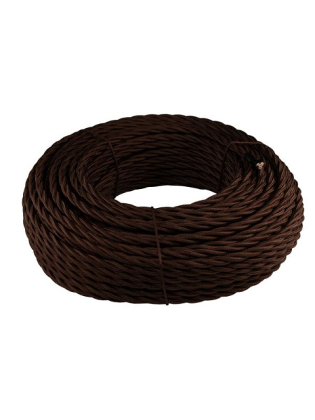 Витой провод Retrika, ретро 3х1.5 коричневый, 50м RP-31502