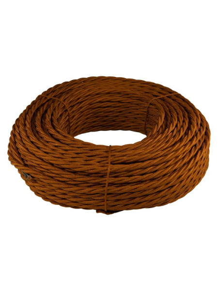 Витой провод Retrika, ретро 3х1.5 бронза, 50м RP-31504