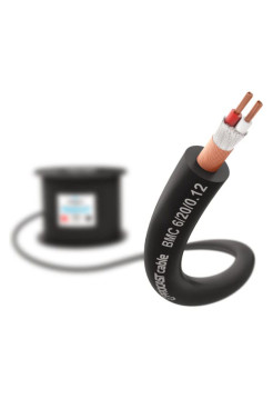 Балансный микрофонный кабель PROCAST cable BMC 6/20/0,12.25, 6mm, черный, 25м НФ-00001846