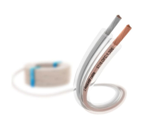 Акустический кабель PROCAST cable ST 16.OFC.1,306.25, 16AWG 2x1,306mm2, прозрачный, 25м НФ-00001792