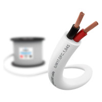 Cпикерный кабель PROCAST cable SJW 17.OFC.1,045.100, 17AWG 2x1,045mm2, PVC, белый, 100м НФ-00001817