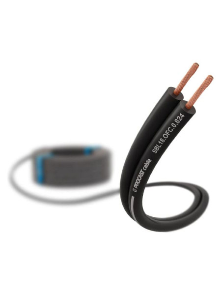Акустический кабель PROCAST cable SBL 18.OFC.0,824.100, 18AWG 2x0,824mm2, черный, 100м НФ-00001769