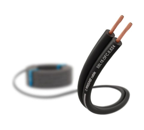 Акустический кабель PROCAST cable SBL 18.OFC.0,824.100, 18AWG 2x0,824mm2, черный, 100м НФ-00001769