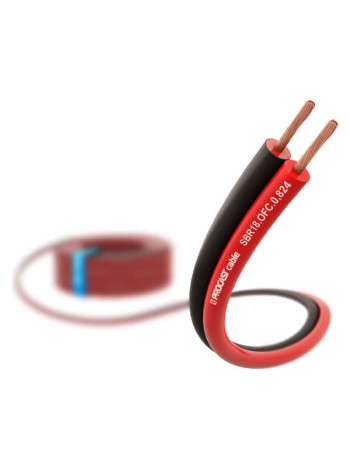 Акустический кабель PROCAST cable SBR 18.OFC.0.824.100, 18AWG 2x0,824mm2, красно-черный, 100м НФ-00001869
