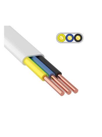 Провод ККЗ ПБВВ 3x2,5 мм² 100 м ГОСТ KKZ40-00002081