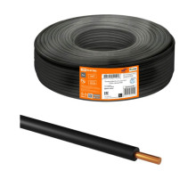 Провод TDM ПуГВ нгА-LS 1x0,75 ГОСТ 1000м, черный SQ0124-0764