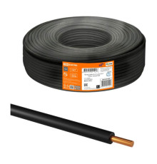 Провод TDM ПуГВ нгА-LS 1x0,5 ГОСТ 1000м, черный SQ0124-0758